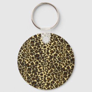 Leopardtrycknyckelring Nyckelring
