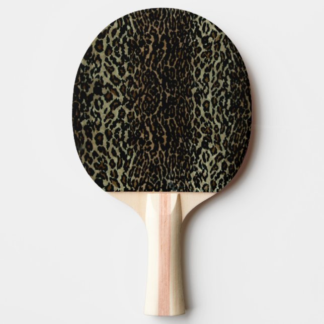 Leopardtryckpingen Pong paddlar Pingisracket (Framsidan)
