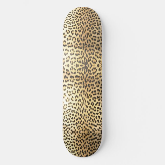 LeopardtryckSkateboard Skateboard Bräda 20,5 Cm (Framsida)