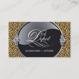 Leopardtryckvisitkort Visitkort