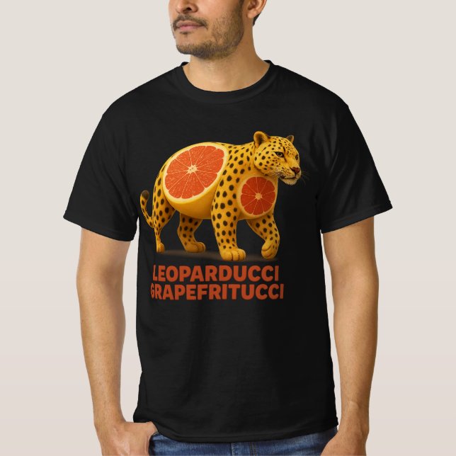 Leoparducci Grapefruitucci – Citrusdjungel Italien T Shirt (Framsida)