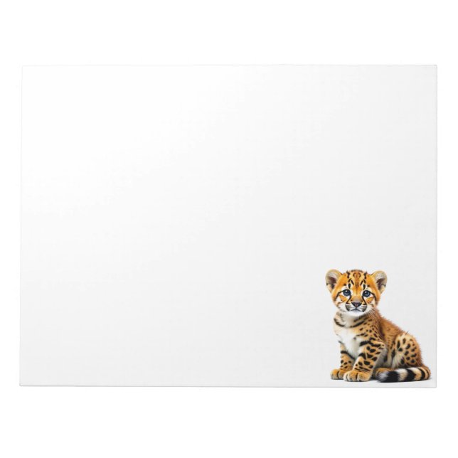 Leopardunge Anteckningsblock (Framsida)