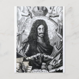 Leopold I , Kung i Ungern och Heliga Roman Vykort