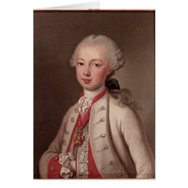 Leopold II heligaromare Hälsningskort (Framsidan)