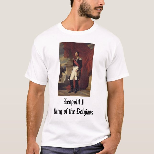 Leopold mig, kung av belgarna, Leopold IKing… T-shirt (Framsida)