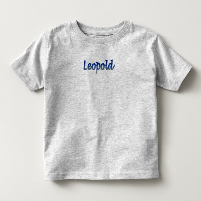 Leopold Småbarn Fin Jersey T-Shirt (Framsida)