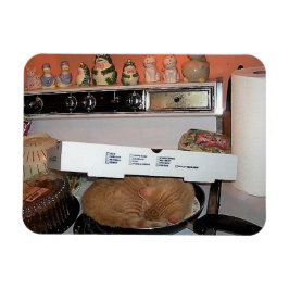 Leo's Pizza Blanket Magnet