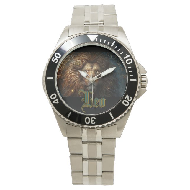 Leos stjärntecken armbandsur (Framsida)