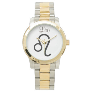 Leos stjärntecken. Damklockor. Armbandsur