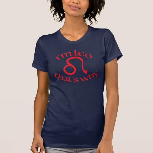 Leos stjärntecken Grunge 23 juli - 22 augusti Tee (Framsida)