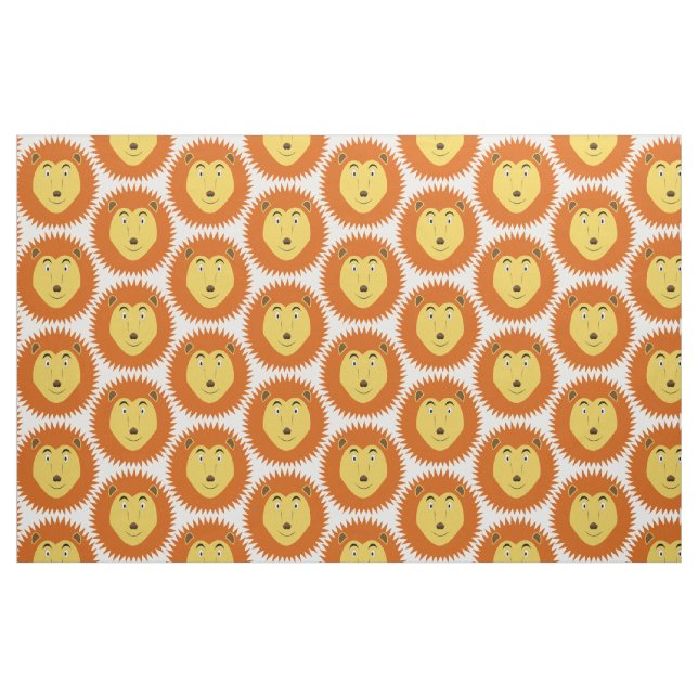 Leos stjärntecken Lejon Födelsedagsmönster Tyg (Fat Quarter)