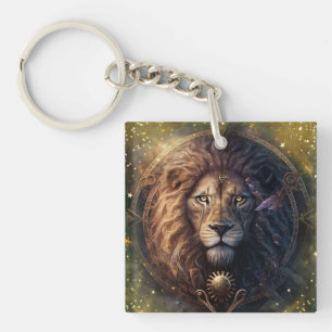 Leos stjärntecken Vattenfärgdesign