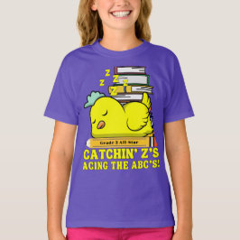 Lepande kyckling Back to school Klass T Shirt