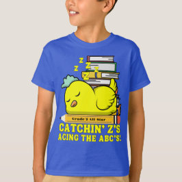 Lepande kyckling Back to school Klass T Shirt