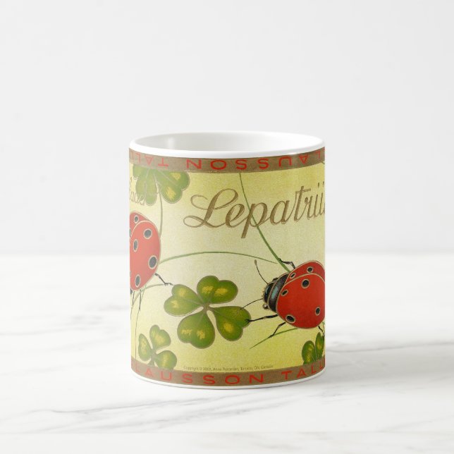 Lepatriinu (nyckelpiga) vintageEstland mugg (Center)