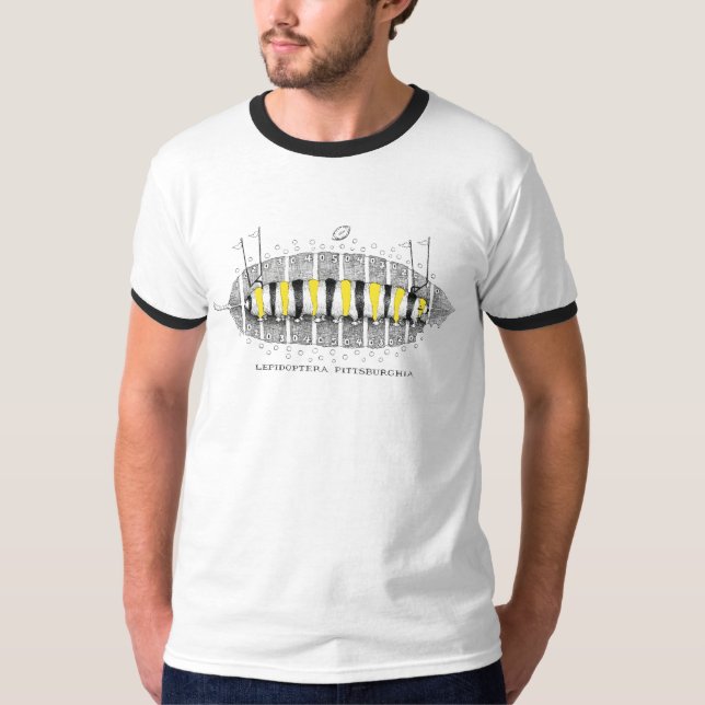 Lepidoptera Pittsburghia T-shirt (Framsida)