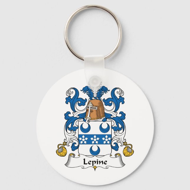 Lepine Family Crest Nyckelring (Framsida)