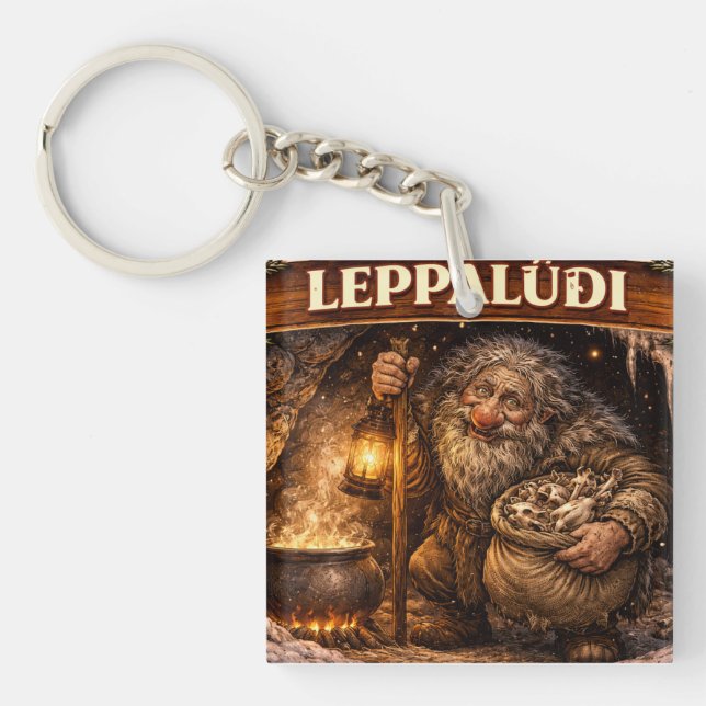 Leppaludi isländsk julpojke (Framsidan)