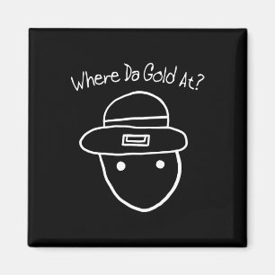 Leprechaun Amateur Sketch Meme Irish St Patr Magnet