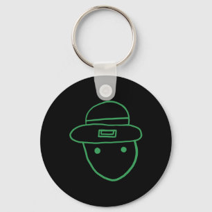 Leprechaun Amateur Sketch Meme Irish St Patr Nyckelring