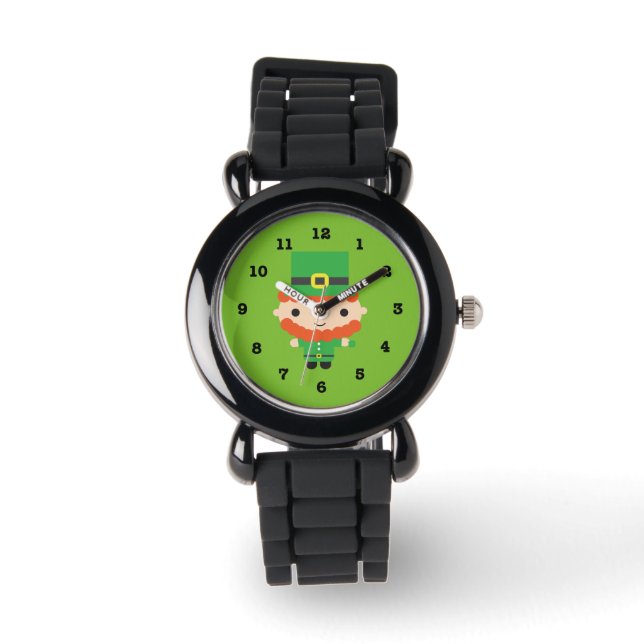 Leprechaun Barn Watch (med siffror) Armbandsur (Framsida)