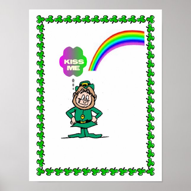 LEPRECHAUN BILD POSTER (Framsidan)