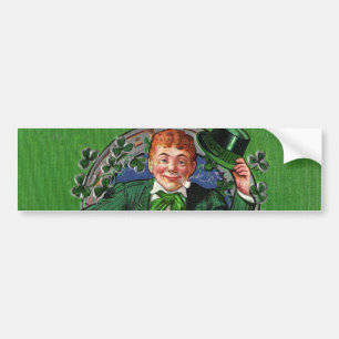Leprechaun Bumper Sticker Bildekal