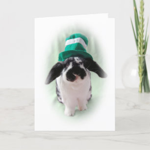 Leprechaun Bunny Card Kort