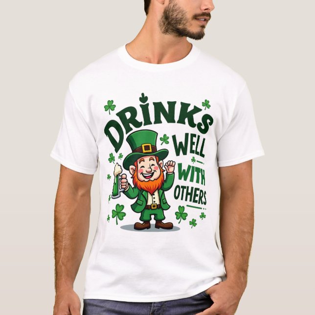 Leprechaun-dagen T Shirt (Framsida)