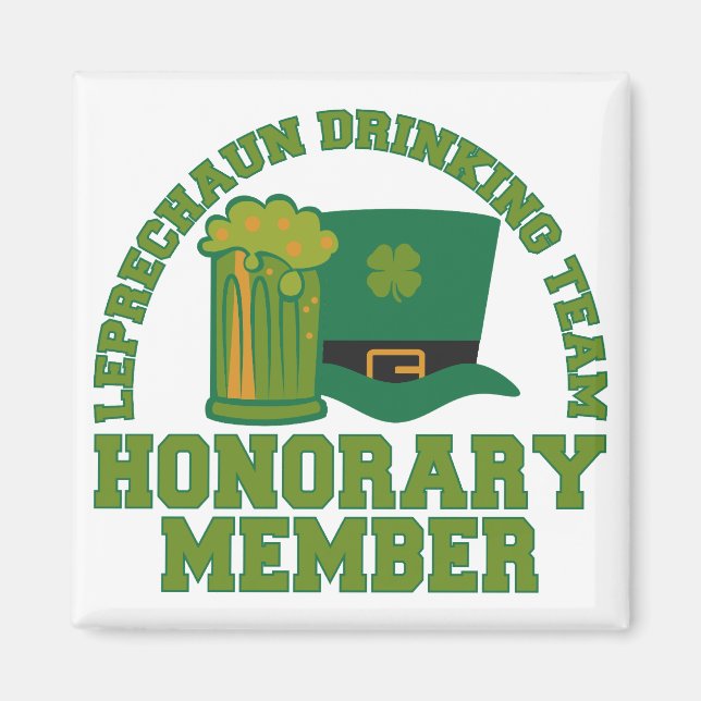 Leprechaun Drinking Team magnet (Framsidan)
