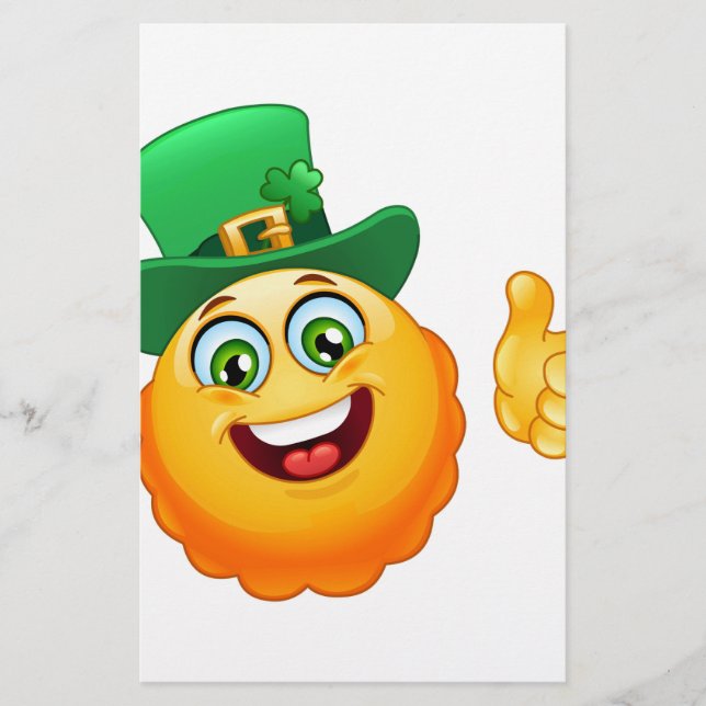 leprechaun emoji brevpapper (Framsida)