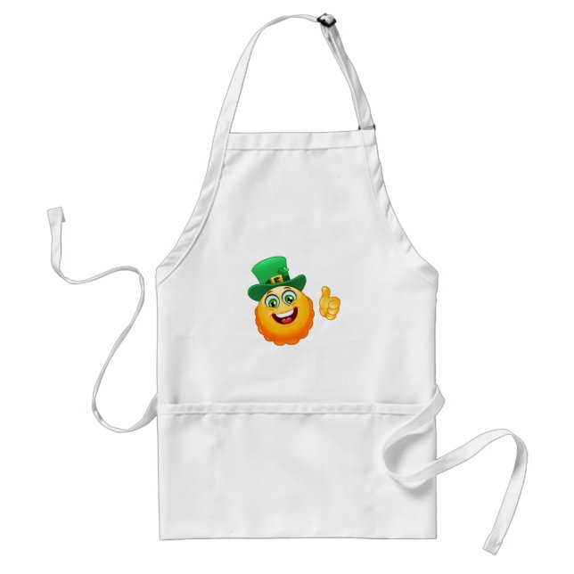 leprechaun emoji förkläde (Framsidan)
