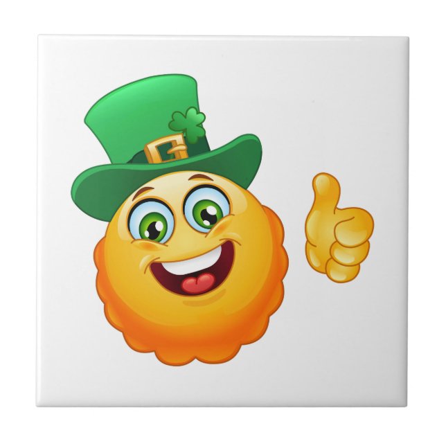 leprechaun emoji kakelplatta (Framsidan)