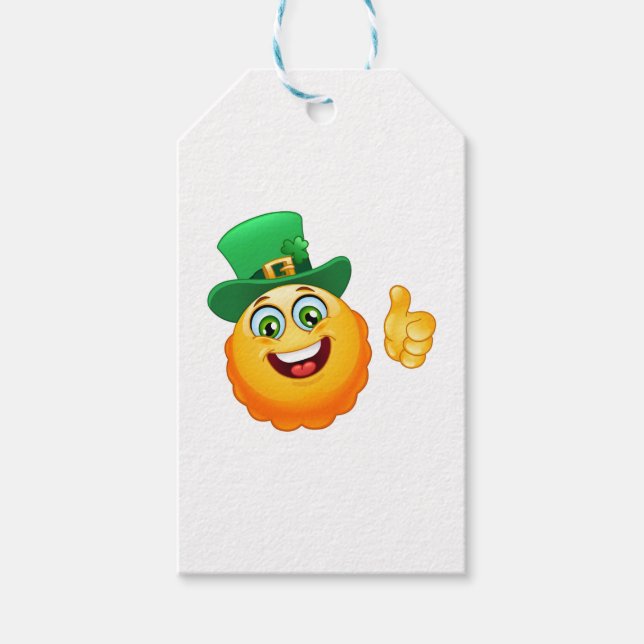 leprechaun emoji presentetikett (Framsidan)