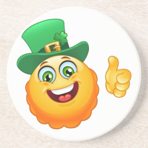 leprechaun emoji underlägg
