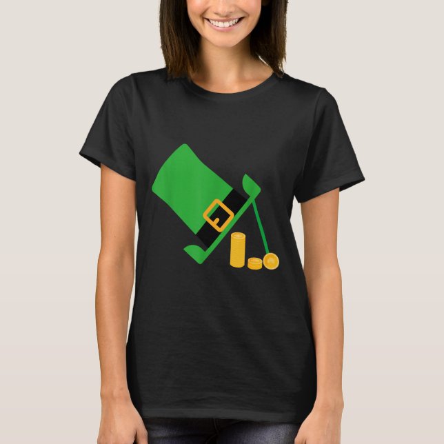 Leprechaun fälla St Patricks Day Rollig irländsk m T Shirt (Framsida)