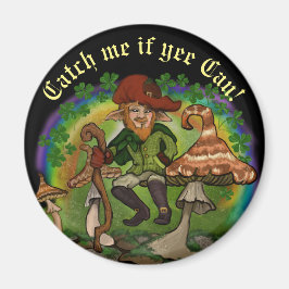 Leprechaun, fånga mig om du kan! Pin Magnet