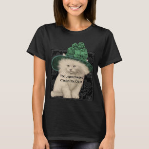 Leprechaun fick mig att göra det. Cat Grönt Hat Kl Tröja