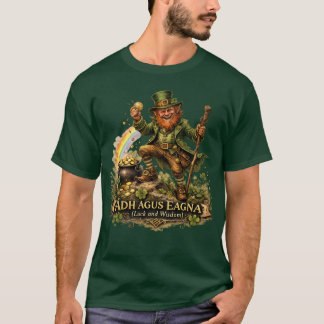 Leprechaun Folklore - Luck and Wisdom  T Shirt