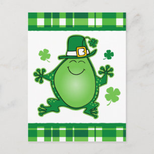 Leprechaun Frog vykort
