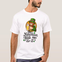 Leprechaun gjorde det t shirt