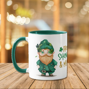 Leprechaun Gnome Prone till Shenanigans Mugg