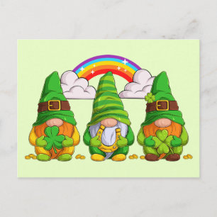 Leprechaun Gnomes Vykort