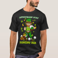 Leprechaun Golf Dricker Öl Saint Patricks Day M