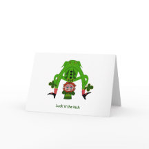 Leprechaun Greeting Card - St. Patrick's Day