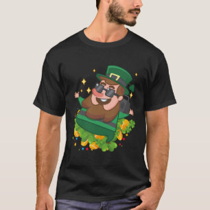 Leprechaun Griddy Dance St patricks day 2023 Girls T Shirt