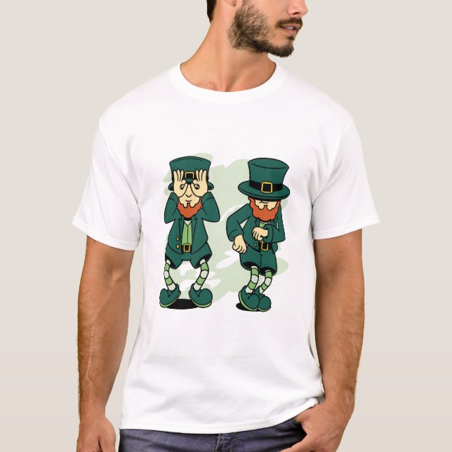 LEPRECHAUN GRIDDY DANCE ST PATRICKS DAY 2023 T SHIRT (Framsida)
