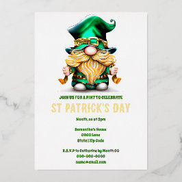 Leprechaun guld foil folklore Eire elf helgdag