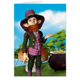 Leprechaun Hälsningskort