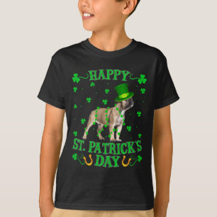 Leprechaun Hat Fransk Bulldog St. Patrick's Day T Shirt